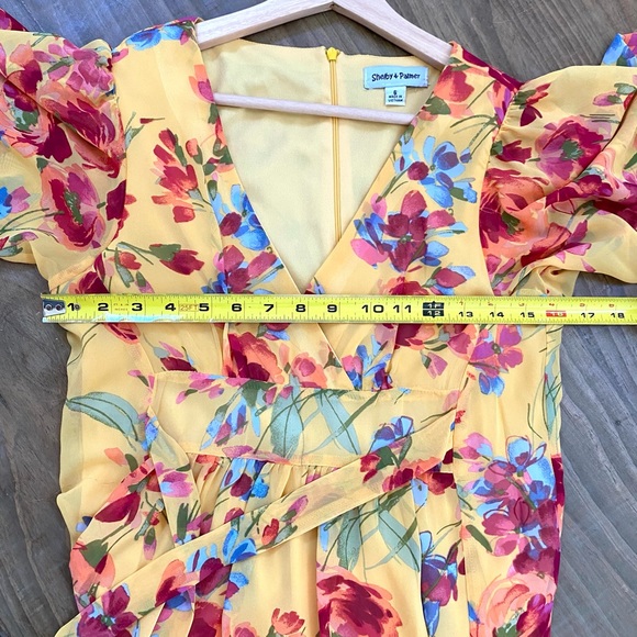 Shelby & Palmer Yellow Floral Dress - Picture 14 of 15